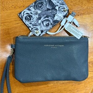 Adrienne Vittadini Charcoal Wristlet